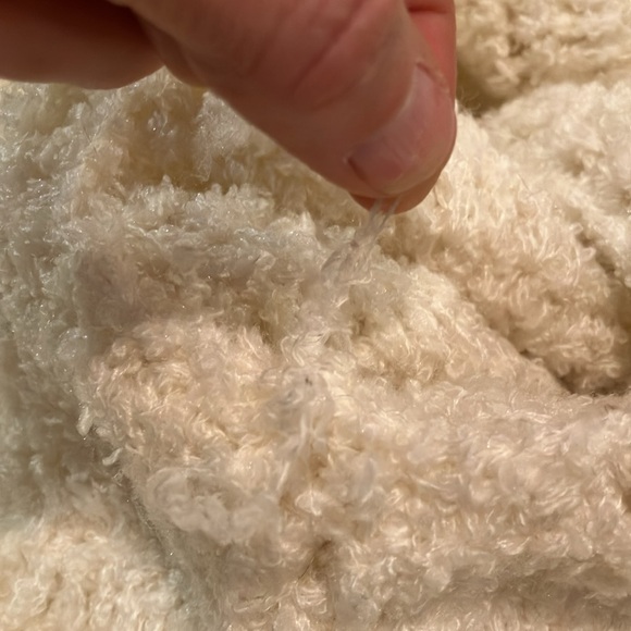 Vintage Clovis Ruffin Knit Shaggy Sweater Cardigan - Picture 11 of 11